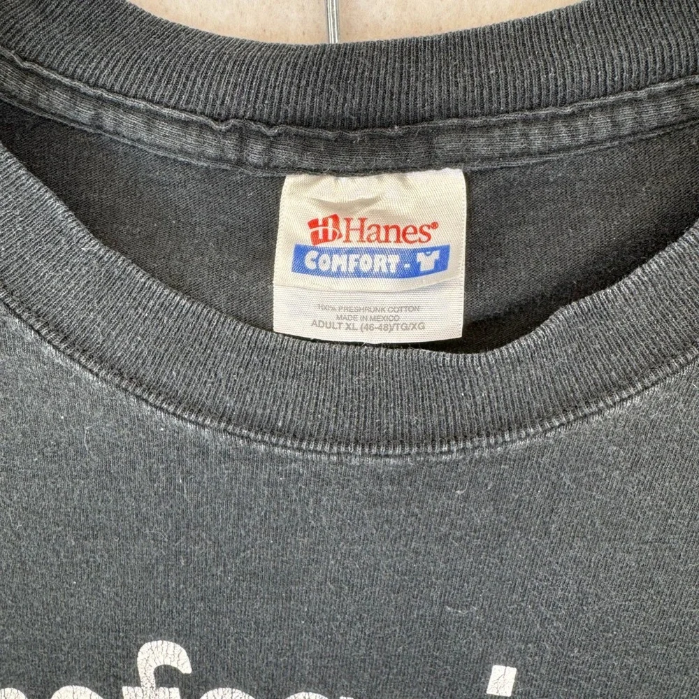 Vtg Professional Beaver Hunter Black T Shirt Adult XL Hanes Comfort Cotton - Picture 3 of 5